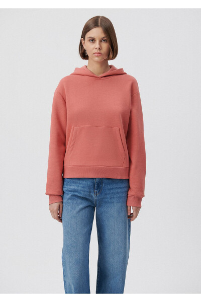 Hooded Pink Basic Sweatshirt 1611771-71102 - 17