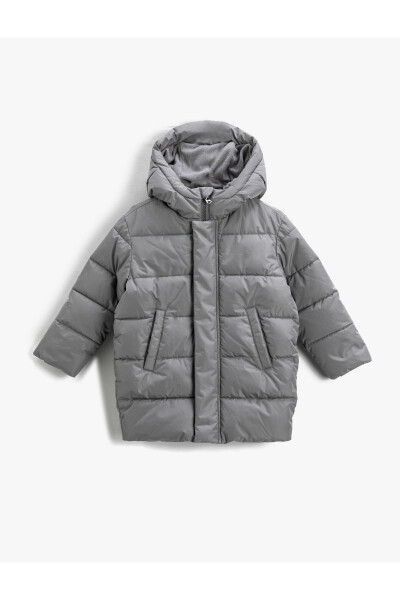 Hooded puffer jacket - 3