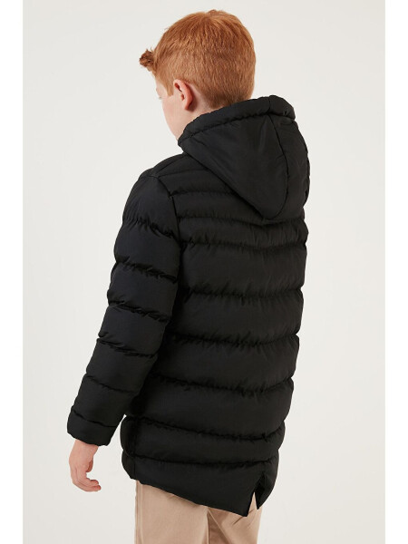 Hooded Puffer Jacket with Zipper Pockets 6492324 - 12