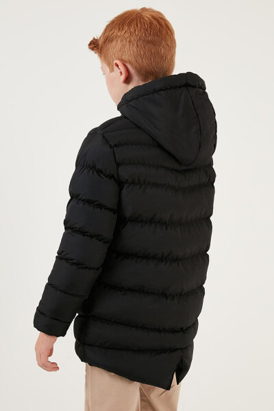 Hooded Puffer Jacket with Zipper Pockets 6492324 - 6