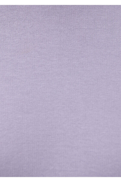 Hooded Purple Basic Sweatshirt 167299-70540 - 5