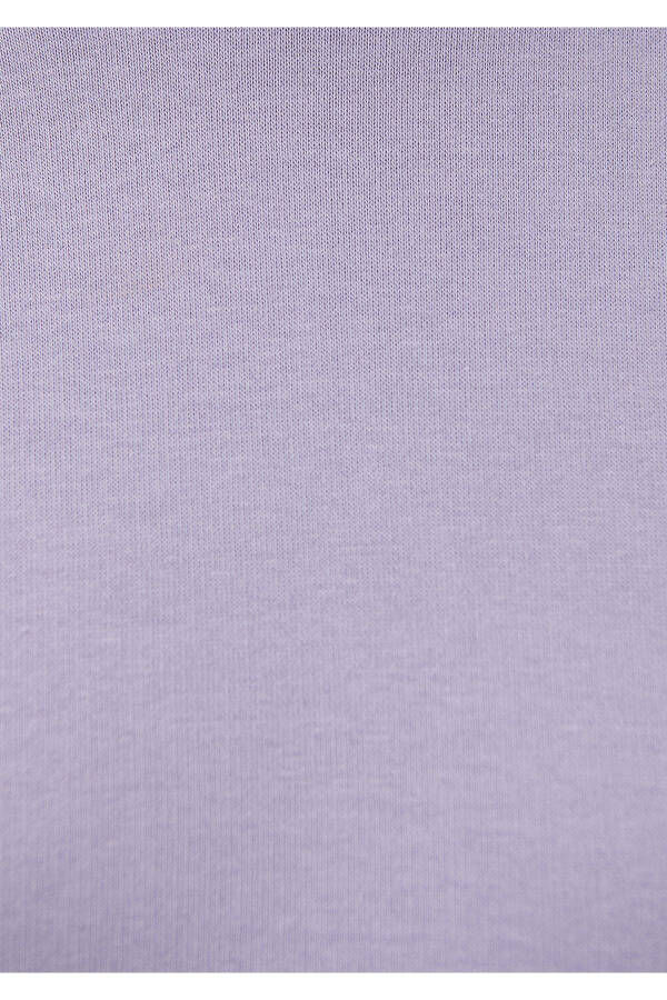 Hooded Purple Basic Sweatshirt 167299-70540 - 5