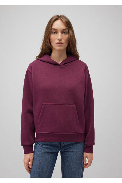 Hooded Purple Basic Sweatshirt 167299-70670 - 21