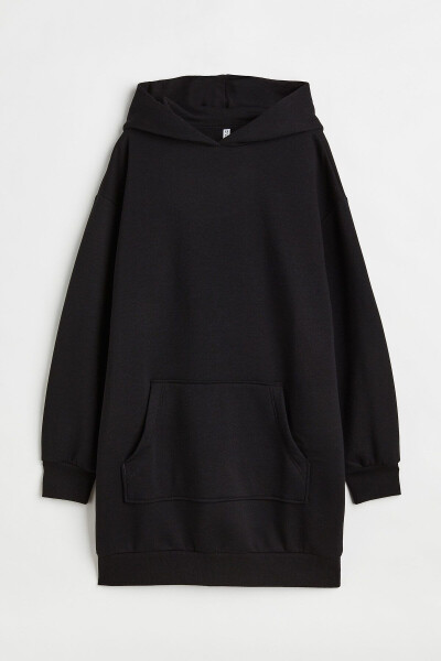 Hooded sweatshirt dress - 4