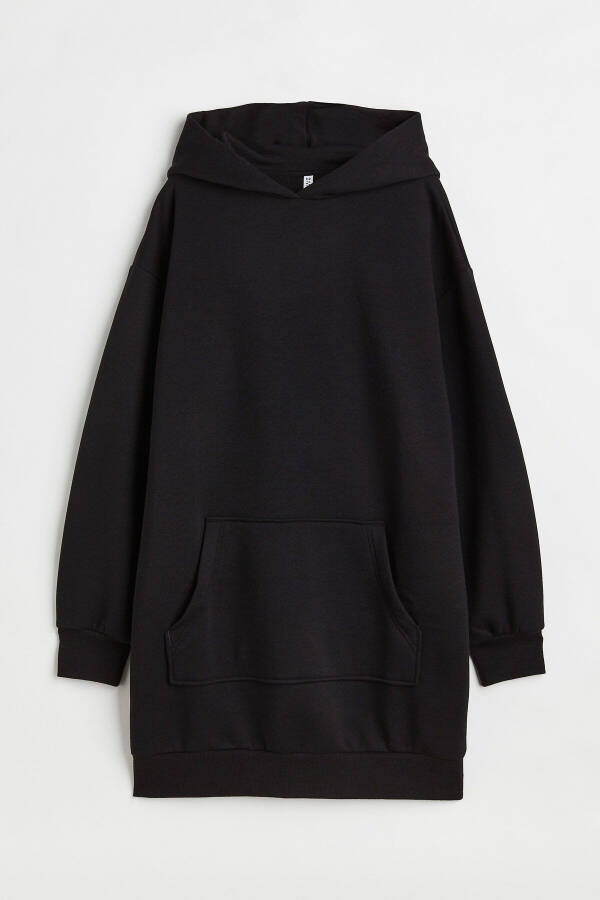 Hooded sweatshirt dress - 4