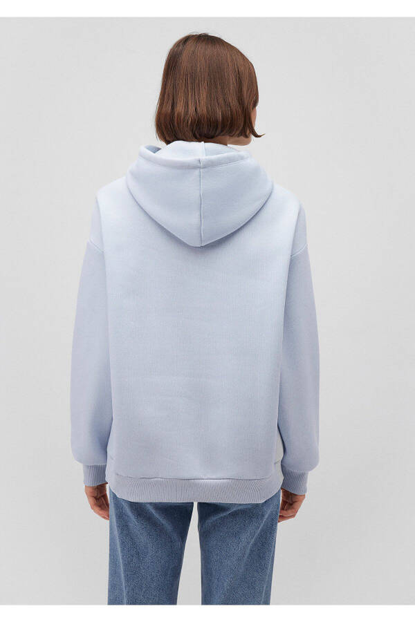 Hooded Sweatshirt with Logo Print 1600361-70717 - 10