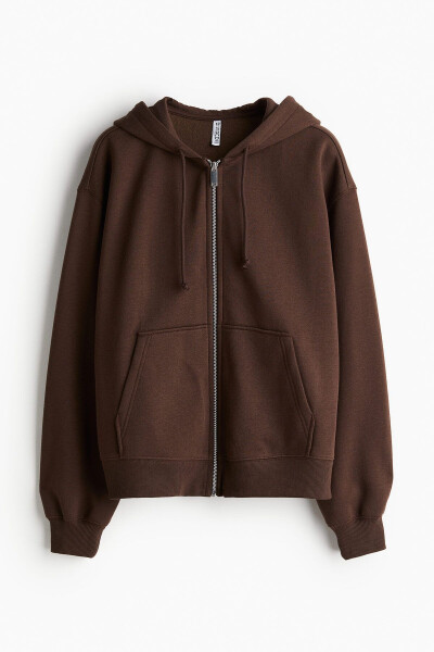 Hooded zip-up top - 4