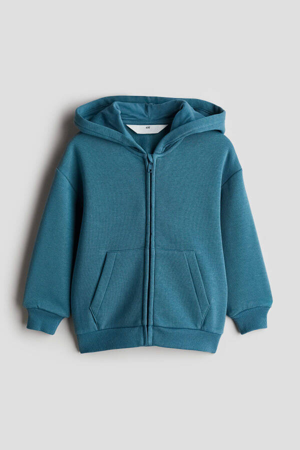 Hooded Zip-Up Top - 1