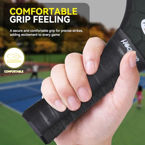 Hoqque Anti Slip Professional Grip Tape for Pickleball Tennis Badminton Racket, Breathable, Quick Dry - 7