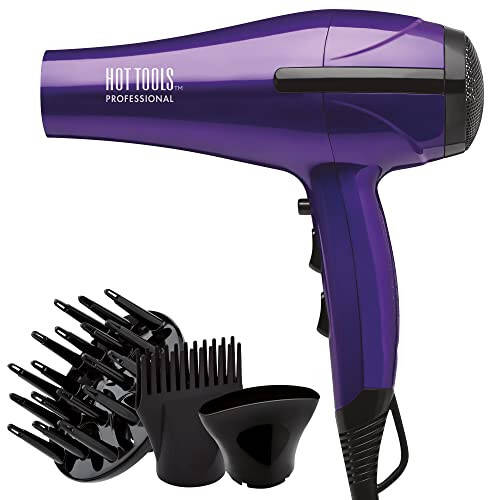 Hot Tools Pro Artist 1875W Turbo Ceramic + Ionic Hair Dryer | Fast Dry, Lightweight - 1