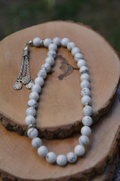 Howlite Power Natural Stone Prayer Beads - 1