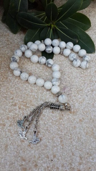 Howlite Power Natural Stone Prayer Beads - 2