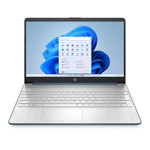 HP 15 Slim noutbuk Okean Moviy Intel i3-1115G4 4.1GHz gacha 8GB RAM 256GB SSD 15.6 dyuym HD LCD veb-kamera Wi-Fi HDMI Windows 11 (15-DY200-Yangilangan) - 1