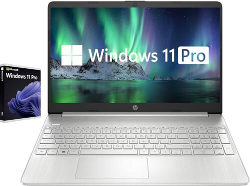 HP 15.6'' 36GB RAM 1TB SSD Laptop, Windows 11 Pro, Intel Core i5-1135G7 4-Core Processor, FHD Micro-Edge Display, Long Battery Life, Front-Facing Camera, Media Card Reader, HDMI, USB-C, Wi-Fi, Silver - 1