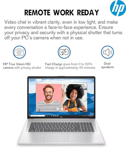 HP 2024 Newest 17 Laptop Computer, 17.3” HD+ Touchscreen Laptop PC, Intel Pentium Silver N5030, 64GB DDR4 RAM, 2TB SSD, Windows 11, 1-Year Office 365, Long Battery Life, Webcam, Wi-Fi, USB-C, Silver - 13