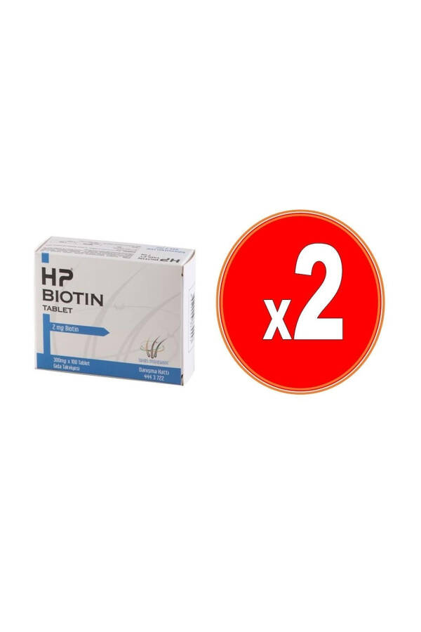 Hp Biyotin 2 Mg 100 Tablet 2 Adet - 1