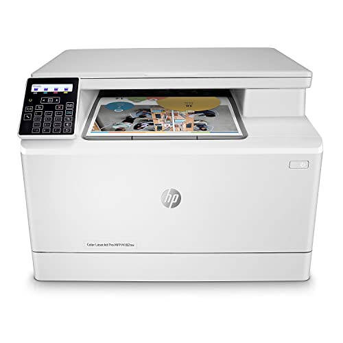 HP Color LaserJet Pro M182nw Simsiz Ko'p Funktsiyali Lazer Printer, Masofaviy Mobil Chop etish, Skanslash va Nusxalash, Alexa bilan Ishlaydi (7KW55A), Oq - 3