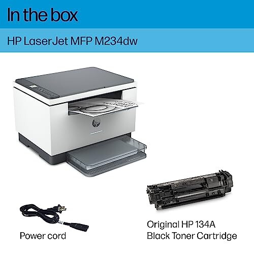 HP LaserJet MFP M234dw Беспроводной принтер, Печать, сканирование, копирование, Высокая скорость, Простая настройка, (6GW99F) (6GW99F#BGJ) Мобильная печать, Идеально подходит для небольших команд - 5