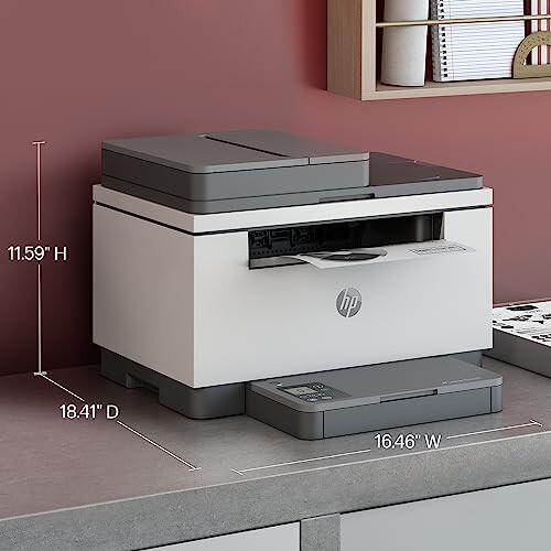 HP LaserJet MFP M234sdw Simsiz Printer, Chop etish, skanerlash, nusxa ko'chirish, Tez tezlik, Oson sozlash, Mobil chop etish, Kichik jamoalar uchun eng yaxshisi - 3