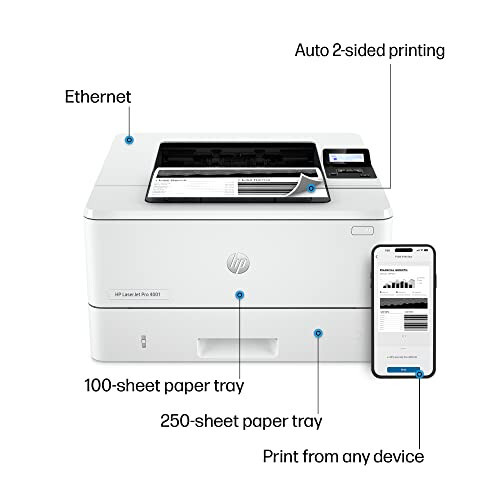 HP LaserJet Pro 4001dn Printer - 4