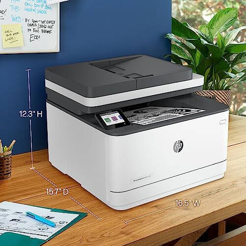 HP LaserJet Pro MFP 3101fdw Kablosuz Siyah Beyaz Çok İşlevli Lazer Yazıcı, Tarayıcı, Fotokopi, Faks, Ofis İçin En İyi (3G628F) - 3