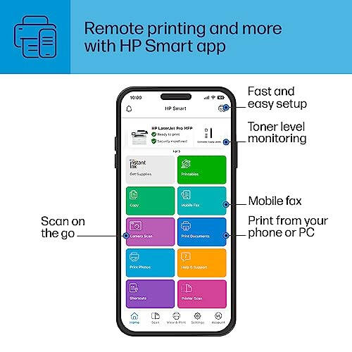 HP LaserJet Pro MFP 4101fdn Printer, Print, scan, copy, fax, Fast speeds, Easy setup, Mobile printing, Advanced security, Best for small teams, Ethernet/USB only - 7