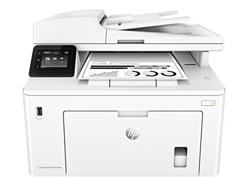 HP LaserJet Pro MFP M227fdw Wireless Monochrome All-in-One Printer with built-in Ethernet & 2-sided printing, works with Alexa (G3Q75A) White - 1