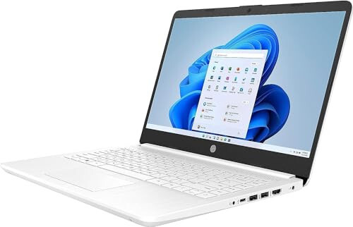 HP Новейший 14-дюймовый ультралегкий ноутбук для студентов и бизнеса, Intel Quad-Core N4120, 16 ГБ ОЗУ, 128 ГБ хранилища (64 ГБ eMMC + 64 ГБ Ghost Manta SD), 1 год Office 365, веб-камера, HDMI, Wi-Fi, USB-A&C, Win 11 S - 4