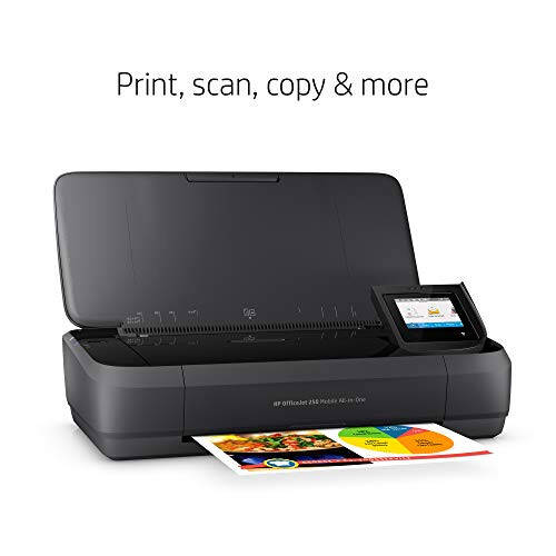 HP OfficeJet 250 All-in-One Portable Printer with Wireless & Mobile Printing, Works with Alexa (CZ992A) Black - 5