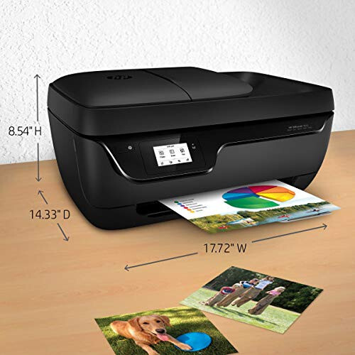 HP OfficeJet 3830 All-in-One Wireless Color Printer, HP Instant Ink, Works with Alexa (K7V40A) - 1