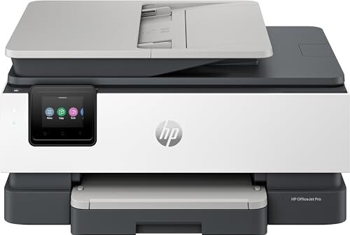 HP OfficeJet Pro 8135e Kablosuz Çoklu İşlevli Renkli Mürekkep Püskürtmeli Yazıcı, Baskı, Tarama, Fotokopi, Faks, ADF, Çift Taraflı Baskı, Ev Ofisi İçin En Uygun, 3 Ay Mürekkep Dahil (40Q35A) - 1