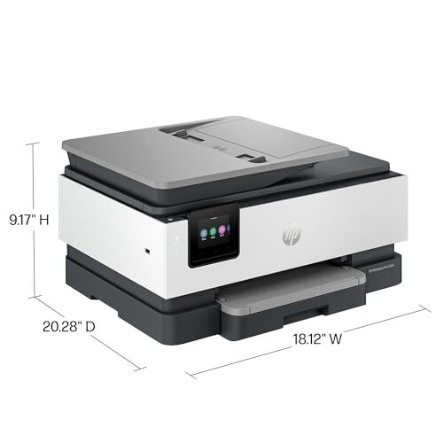 HP OfficeJet Pro 8135e Kablosuz Çoklu İşlevli Renkli Mürekkep Püskürtmeli Yazıcı, Baskı, Tarama, Fotokopi, Faks, ADF, Çift Taraflı Baskı, Ev Ofisi İçin En Uygun, 3 Ay Mürekkep Dahil (40Q35A) - 5