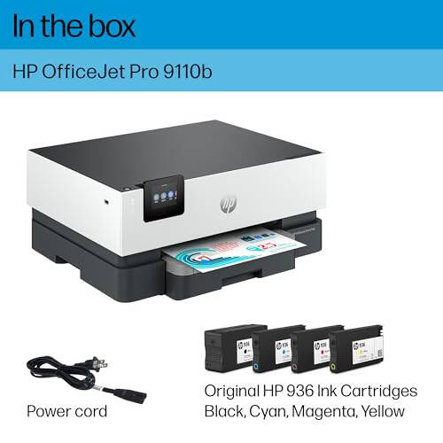 HP OfficeJet Pro 9110b Simsiz Rangli Siyohli Printer, Chop etish, Ikki tomonlama Chop etish Ofis uchun eng yaxshi (5A0S1A) - 7