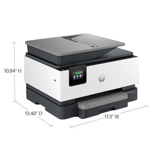 HP OfficeJet Pro 9125e Çoklu Fonksiyonlu Yazıcı, Renkli, Küçük ve Orta Ölçekli İşletmeler İçin Yazıcı, Yazdırma, Fotokopi, Tarama, Faks, Dokunmatik Ekran; Akıllı Gelişmiş Tarama, 3 Ay Instant Ink Dahil - 5