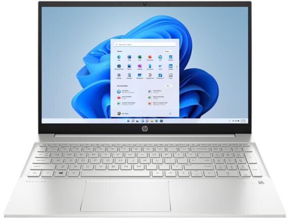 HP Pavilion 15 Dizüstü Bilgisayar, 12. Nesil Intel Core i7-1255U İşlemci, 32 GB RAM, 1 TB SSD, 15.6