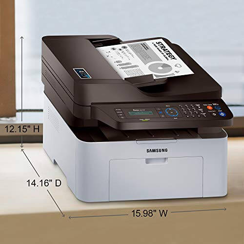 HP Samsung Xpress M2070FW Wireless Monochrome Laser Printer with Scan/Copy/Fax, Simple NFC + WiFi Connectivity (SS296H) - 1