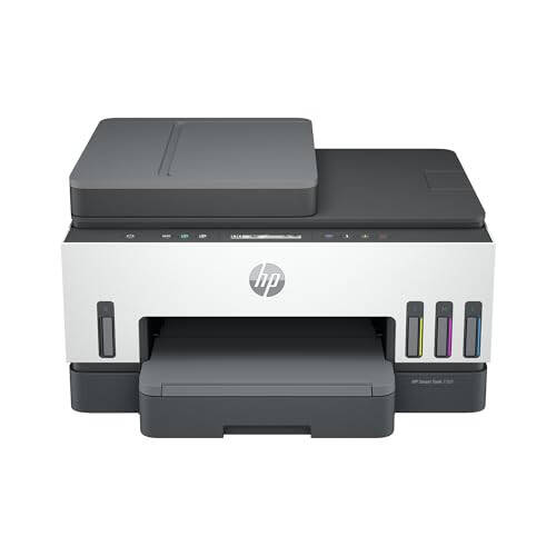 HP Smart Tank 7301 Simsiz Hammasi Bitta Kartrijsiz siyohli Printer, 2 yilgacha siyoh kiradi, mobil chop etish, skanerlash, nusxa ko'chirish, avtomatik hujjatlarni o'z-o'zidan berish (28B70A), Kulrang - 1