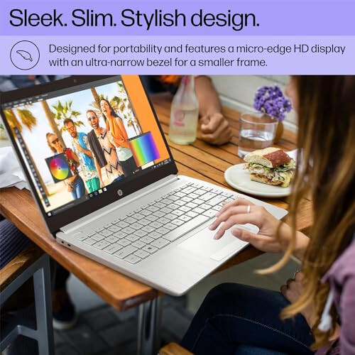 HP Taşınabilir Dizüstü Bilgisayar, Öğrenci ve İşletme, 14'' HD Ekran, Intel Dört Çekirdekli N4120, 16GB DDR4 RAM, 64GB eMMC, 1 Yıl Office 365, Web Kamerası, RJ-45, HDMI, Wi-Fi, Windows 11 Home, Gümüş - 4