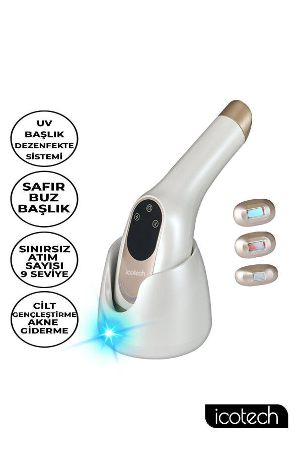 HR95 Unlimited Shot Sapphire Ice Head UV Disinfection Laser Hair Removal Device - 9