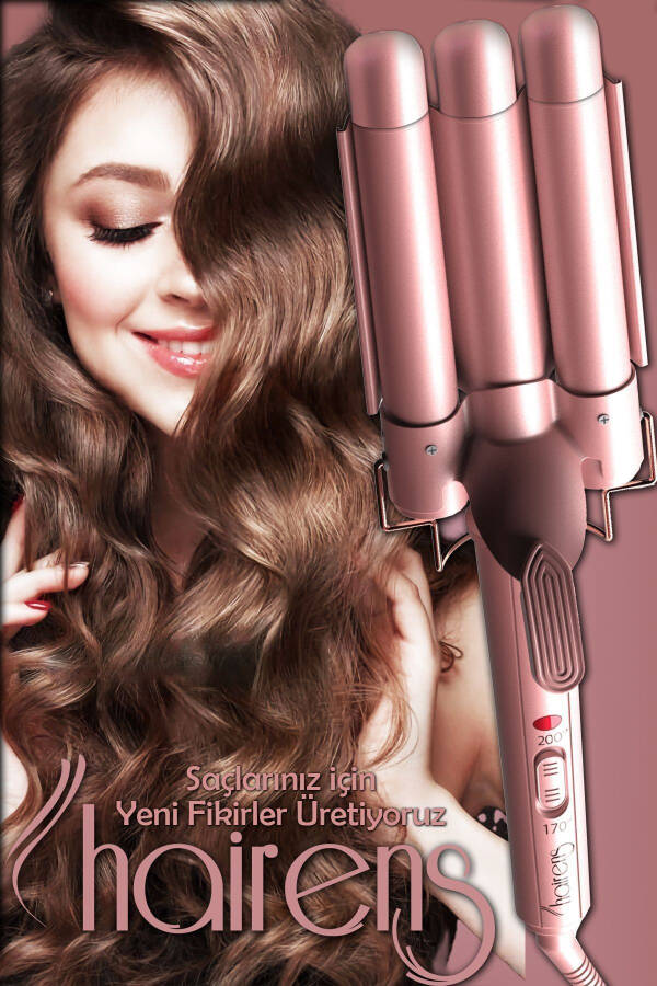 HRS-190 Wave and Water Wave Hair Curling Iron 25mm - 2