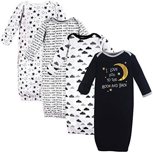 Hudson Baby baby-girls Cotton Gowns - 3