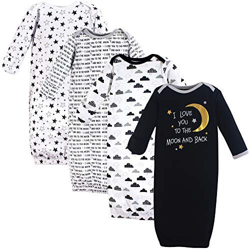 Hudson Baby baby-girls Cotton Gowns - 1