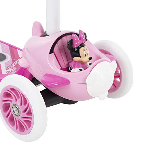 Huffy Disney Minnie Mouse Bebek Scooter, 3 Yaş ve Üzeri İçin Ideal, 3 Tekerlekli, Geniş Pembe Platformda Minnie Mouse Görselleri, Kolay Denge Scooter, Dayanıklı, Güvenli ve Rahat - 9