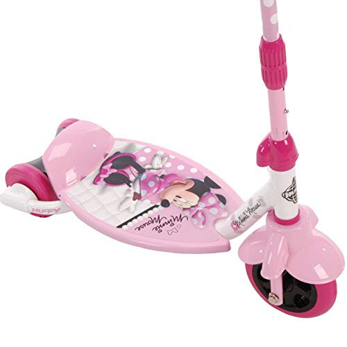 Huffy Disney Minnie Mouse Toddler Scooter, 3-5 yoshli bolalar uchun ideal, 2/3 g'ildirakli gibrid, konvertatsiya qilinadigan dizayn, sozlanadigan balandlik, oson muvozanat scooter, Minnie Mouse dizayni, bardoshli, xavfsiz va qulay - 17