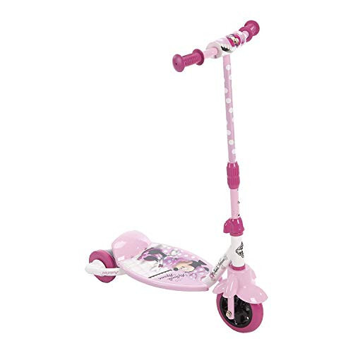 Huffy Disney Minnie Mouse Toddler Scooter, 3-5 yoshli bolalar uchun ideal, 2/3 g'ildirakli gibrid, konvertatsiya qilinadigan dizayn, sozlanadigan balandlik, oson muvozanat scooter, Minnie Mouse dizayni, bardoshli, xavfsiz va qulay - 1