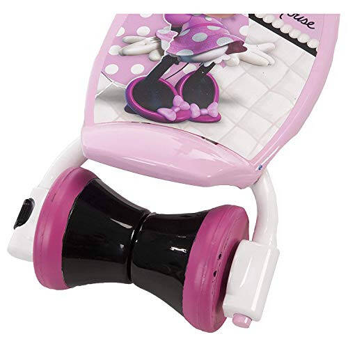 Huffy Disney Minnie Mouse Toddler Scooter, 3-5 yoshli bolalar uchun ideal, 2/3 g'ildirakli gibrid, konvertatsiya qilinadigan dizayn, sozlanadigan balandlik, oson muvozanat scooter, Minnie Mouse dizayni, bardoshli, xavfsiz va qulay - 3