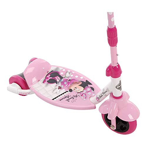 Huffy Disney Minnie Mouse Toddler Scooter, 3-5 yoshli bolalar uchun ideal, 2/3 g'ildirakli gibrid, konvertatsiya qilinadigan dizayn, sozlanadigan balandlik, oson muvozanat scooter, Minnie Mouse dizayni, bardoshli, xavfsiz va qulay - 6