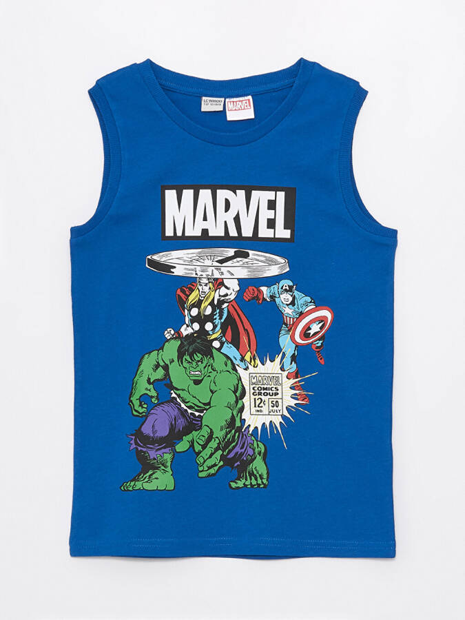 Hulk Printed Boys' Athletic T-Shirt with Crew Neck - 1