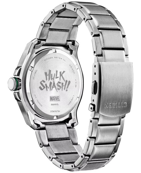 Hulk Silver-Tone Stainless Steel Bracelet Watch 43mm Silver-tone - 3