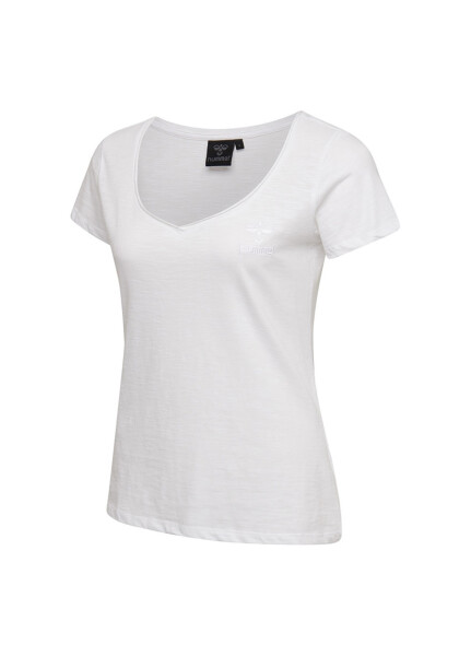 Hummel ALMA T-SHIRT S/S TEE Oq Ayollar uchun futbolka - 6